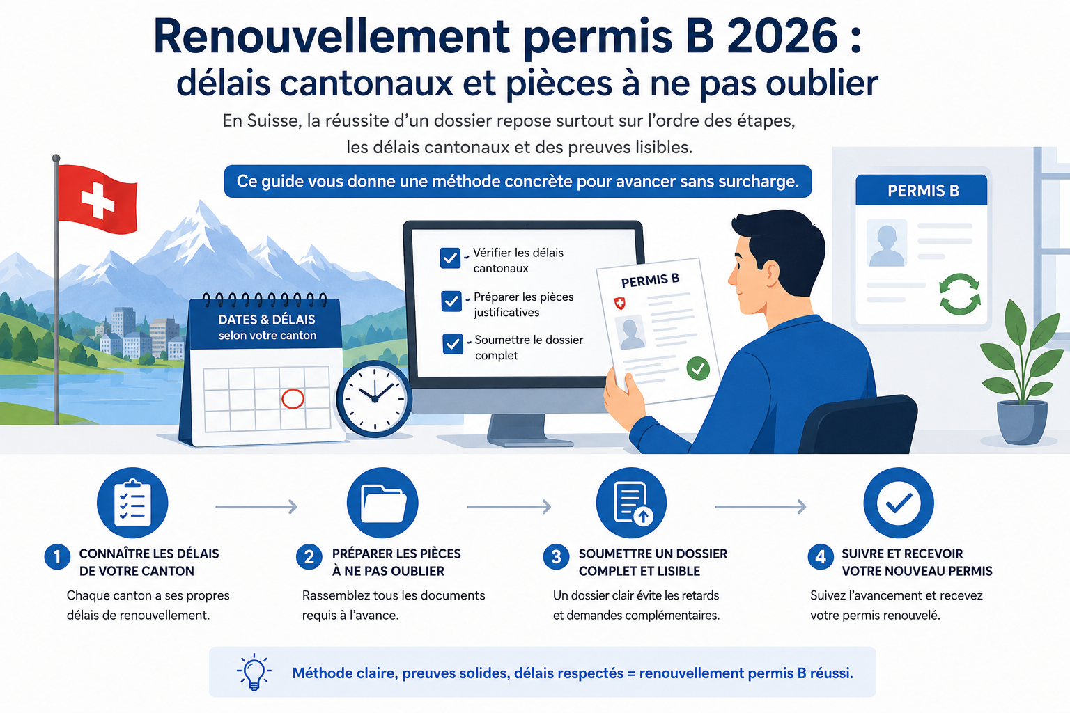 Permis L vs permis B : que change un nouvel emploi en Suisse — permis L permis B difference | Dossiora Guide Suisse
